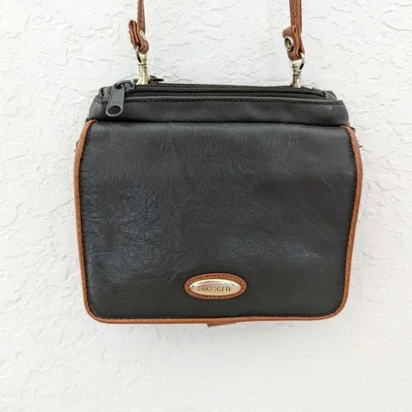 Leather Rosetti Multi Pocket Purse Hand Bag - Picture 1 of 6